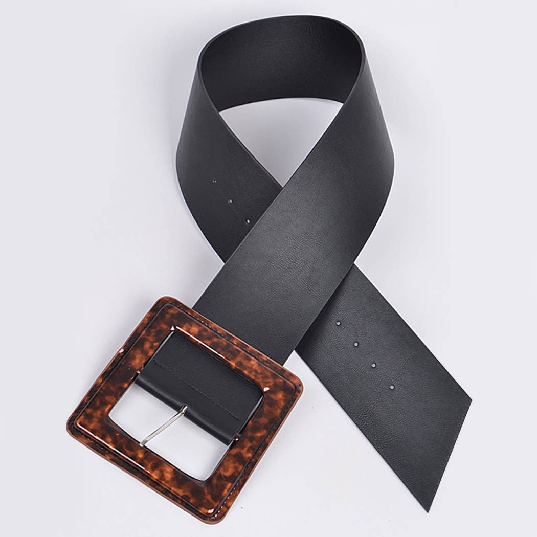 Iconic BIG Square Buckle Belt