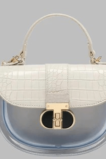 Croc See Thru Satchel