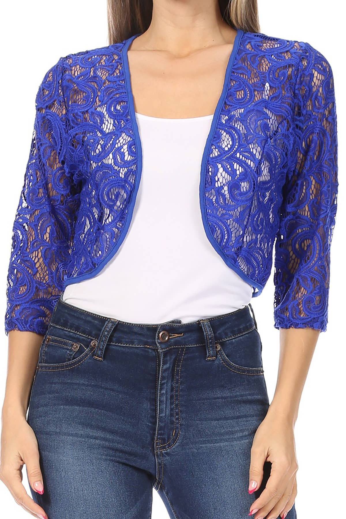 Mya's Lace Bolero Cardigan