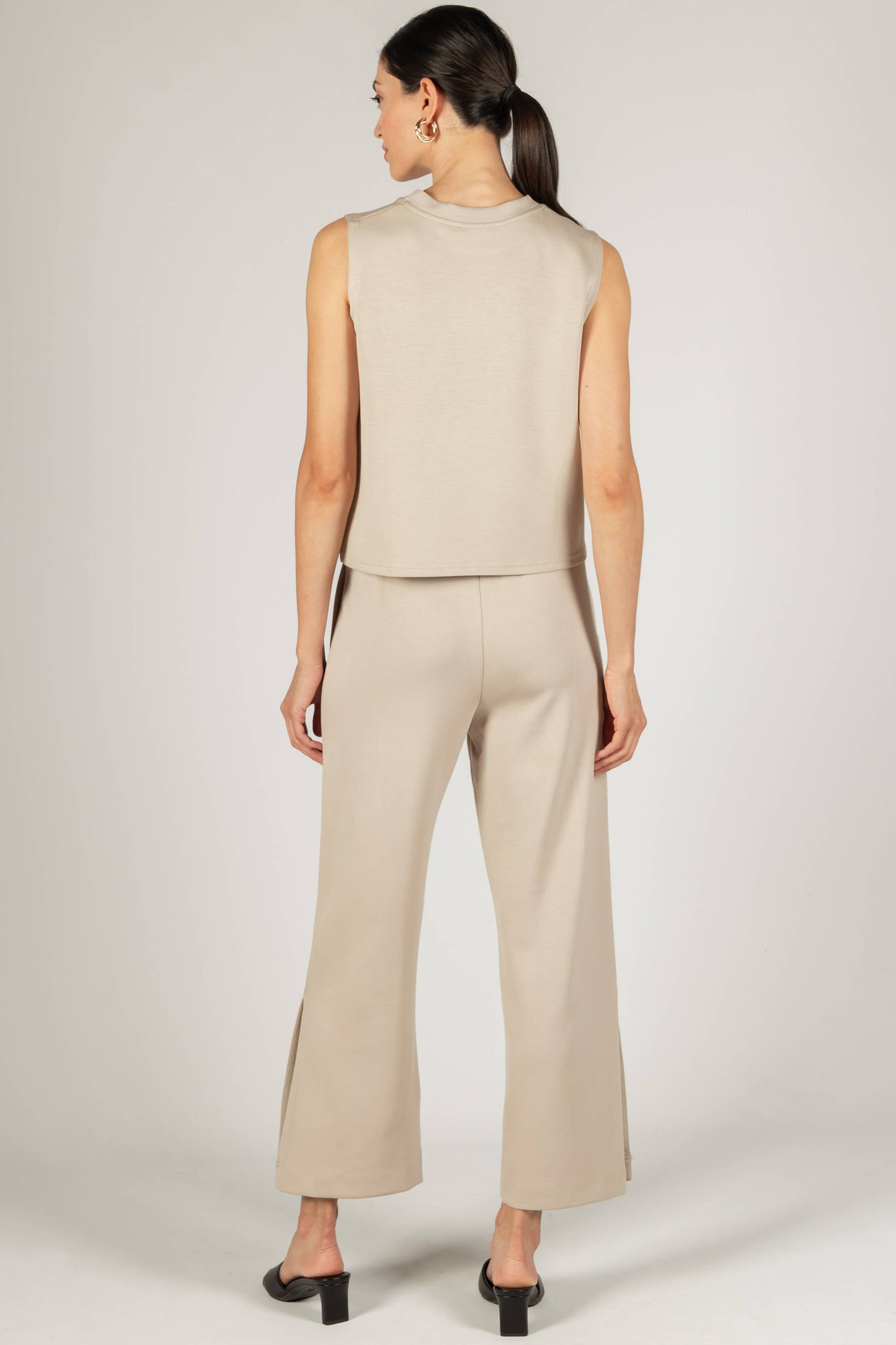 p cill Butter Modal Side Binding Wide Leg Pants