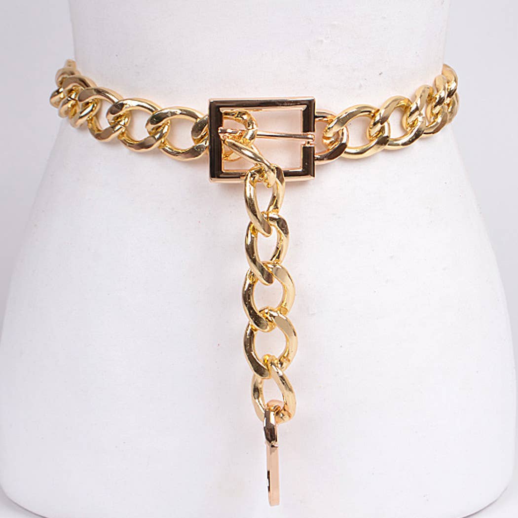Gold Chain Link Belt