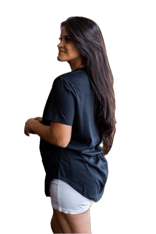 Black Relaxed Fit Tee-Shirt