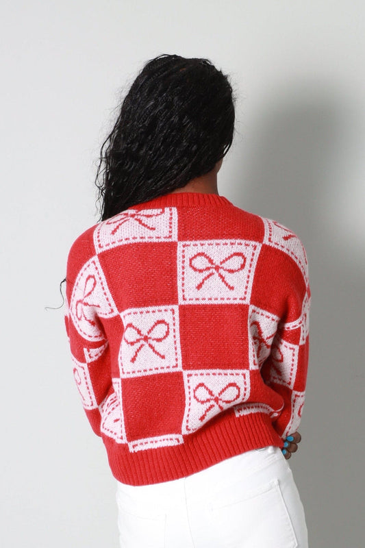 Bow Down Knit Sweater