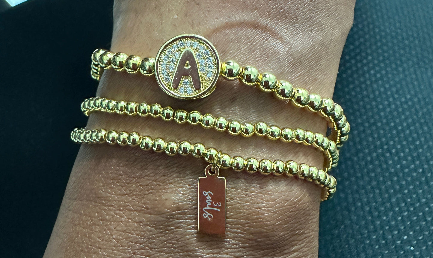 3Souls Initial Bracelet