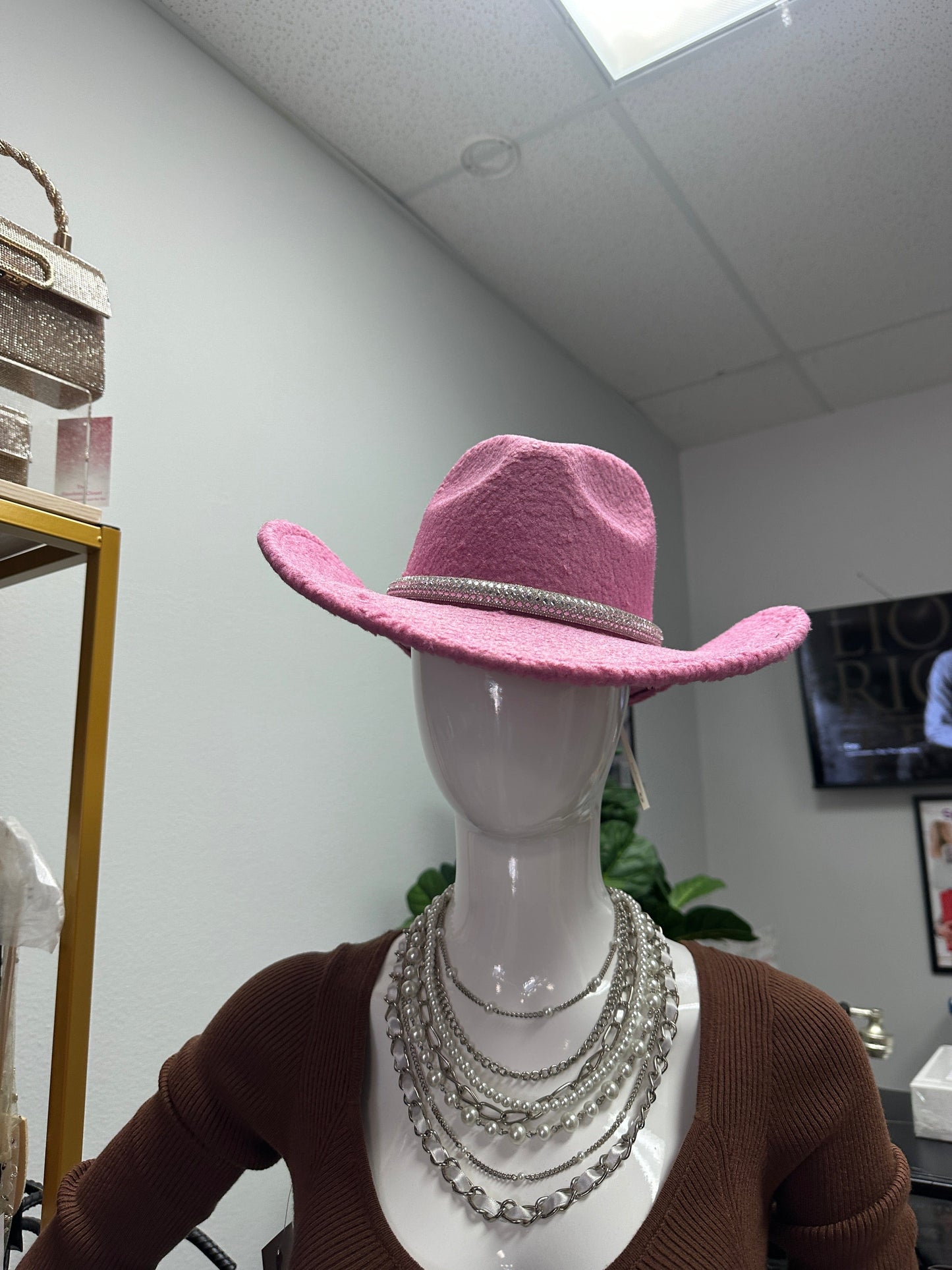 Marissa's Fuzzy Fleece Cowboy Hat