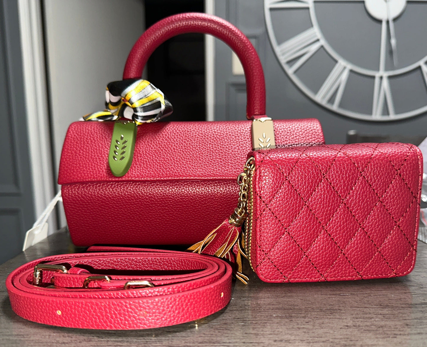 Hexagon Satchel Set