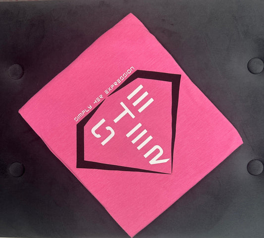 SHE/HER Pronoun Tee in Pink