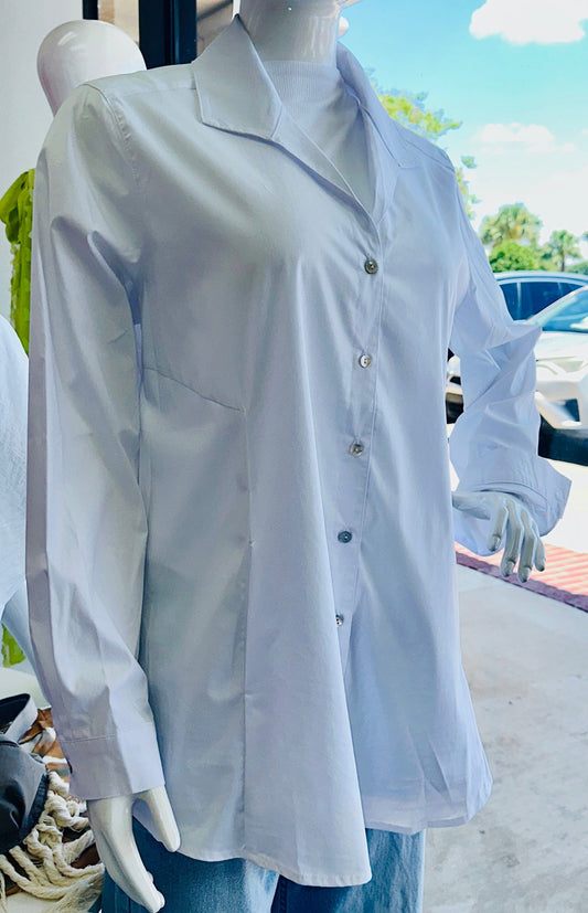 Button Front Tunic Shirt