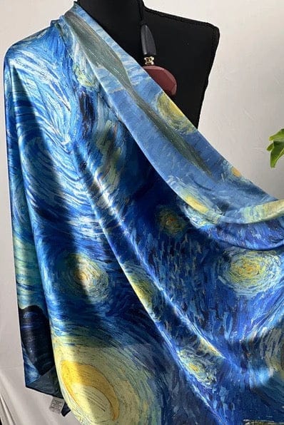 Museum Print Satin Scarf