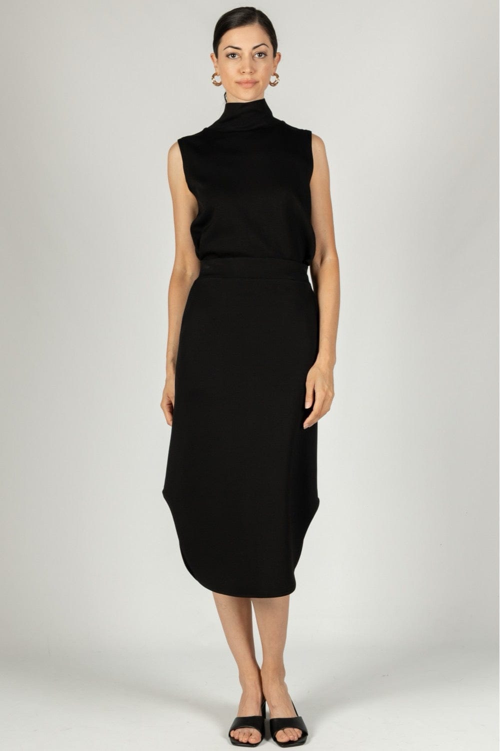 p cill Butter Modal Midi Skirt