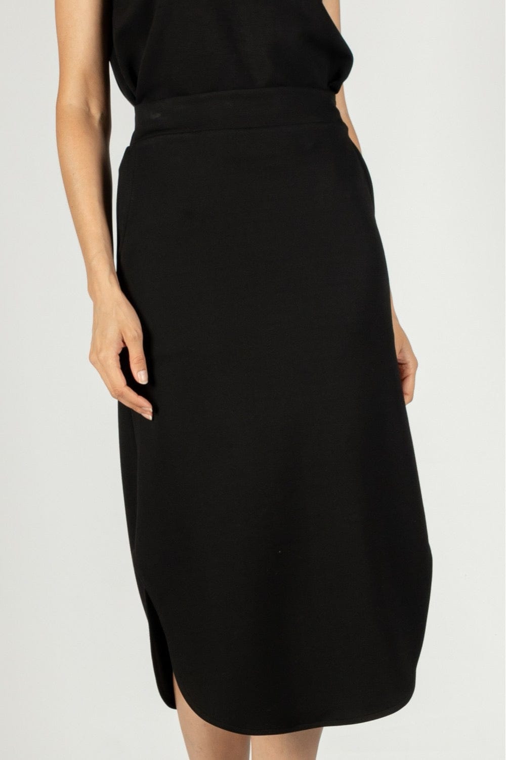 p cill Butter Modal Midi Skirt