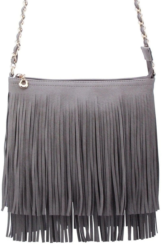 Darlene's Boho Fringe Crossbody