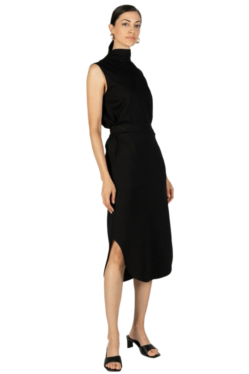 p cill Butter Modal Midi Skirt