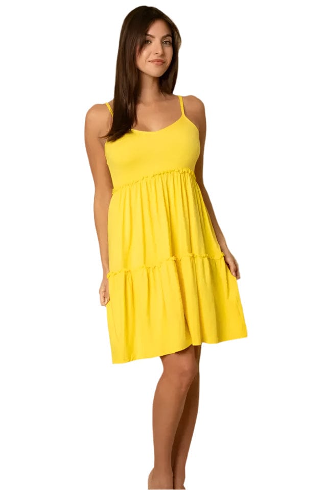 Flirt Mode on Tiered Dress