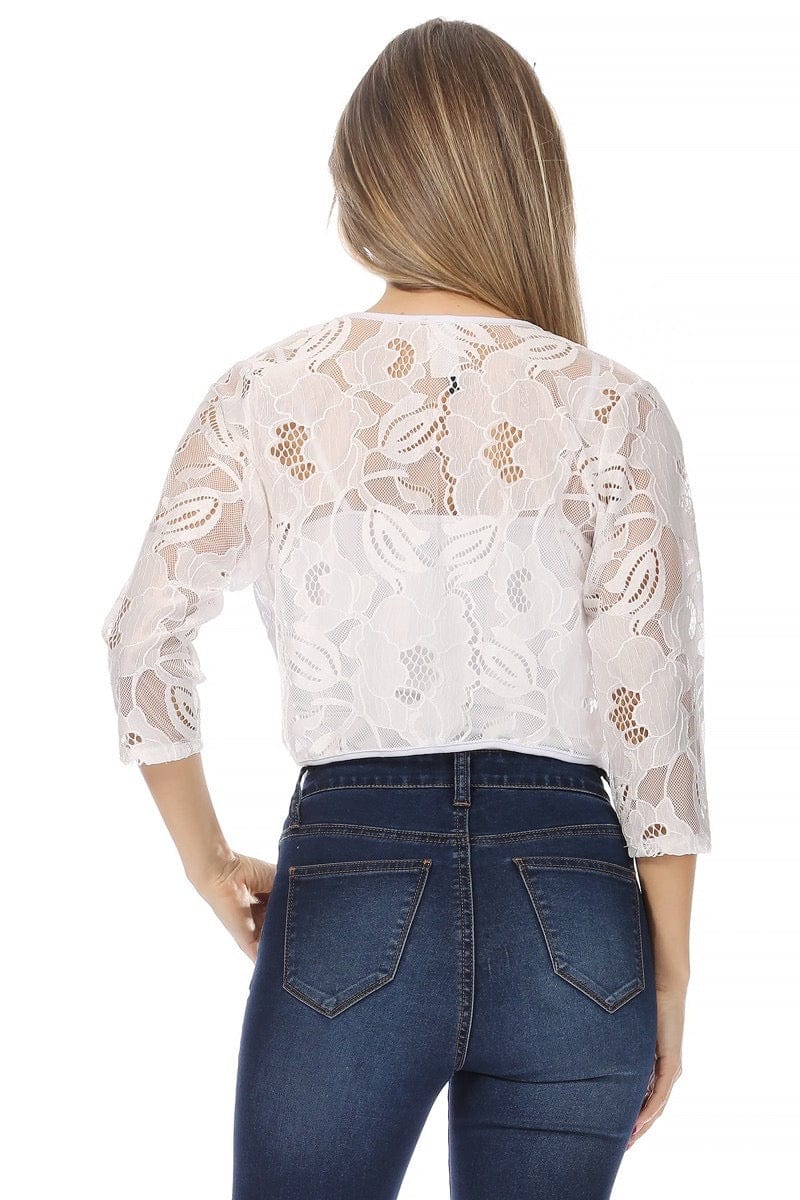 Mya's Lace Bolero Cardigan