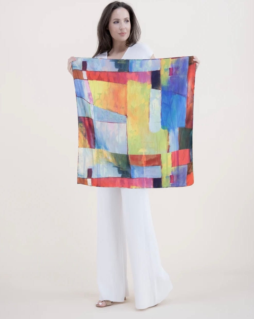 Museum Print Double Sided Scarfs - Neck Tie