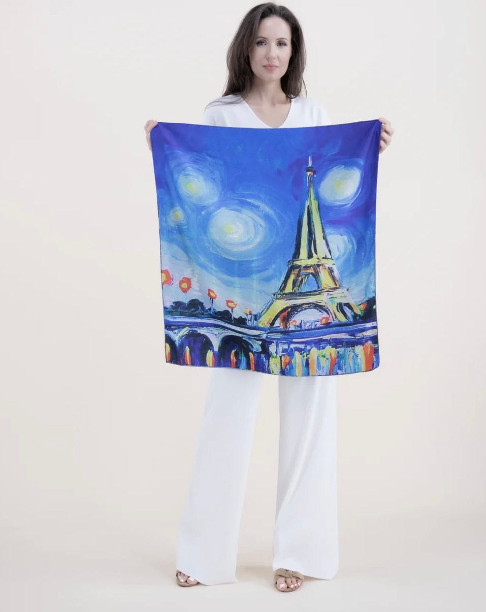 Museum Print Double Sided Scarfs - Neck Tie