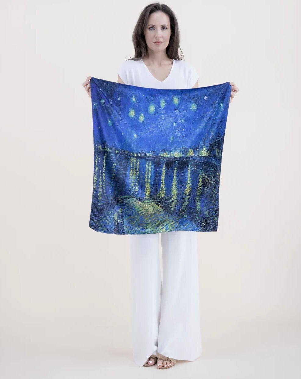 Museum Print Double Sided Scarfs - Neck Tie