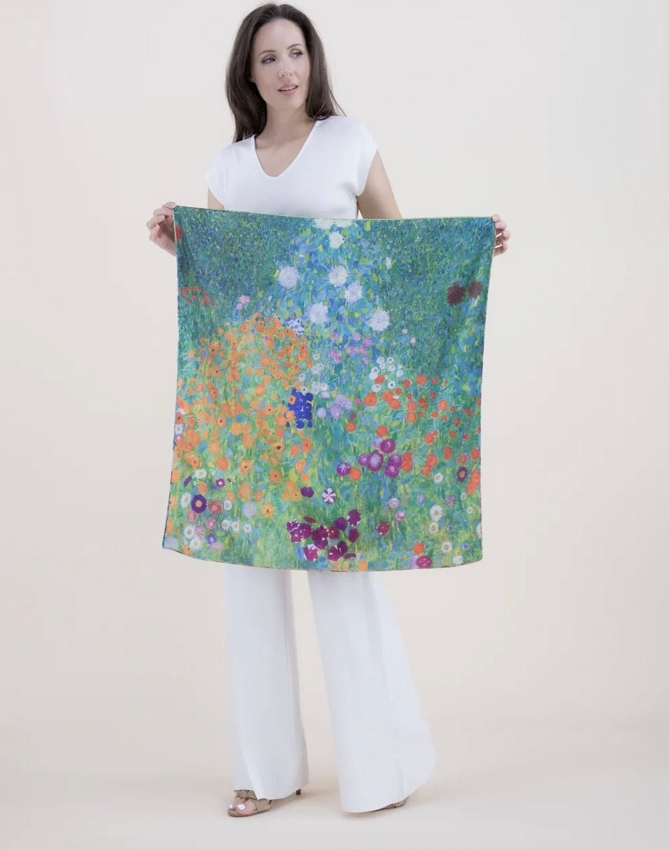 Museum Print Double Sided Scarfs - Neck Tie