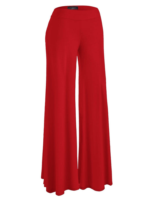 Solid Everyday Palazzo Pants