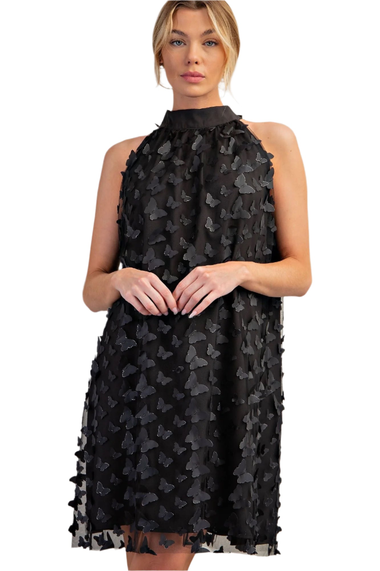 Butterfly Effect Halter Dress