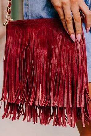 Darlene's Boho Fringe Crossbody