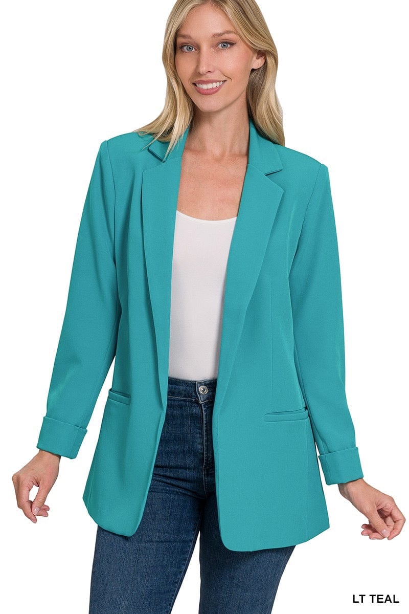 Open Front Classic Blazer