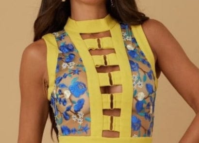 Sizzling Embroidery Jumpsuit