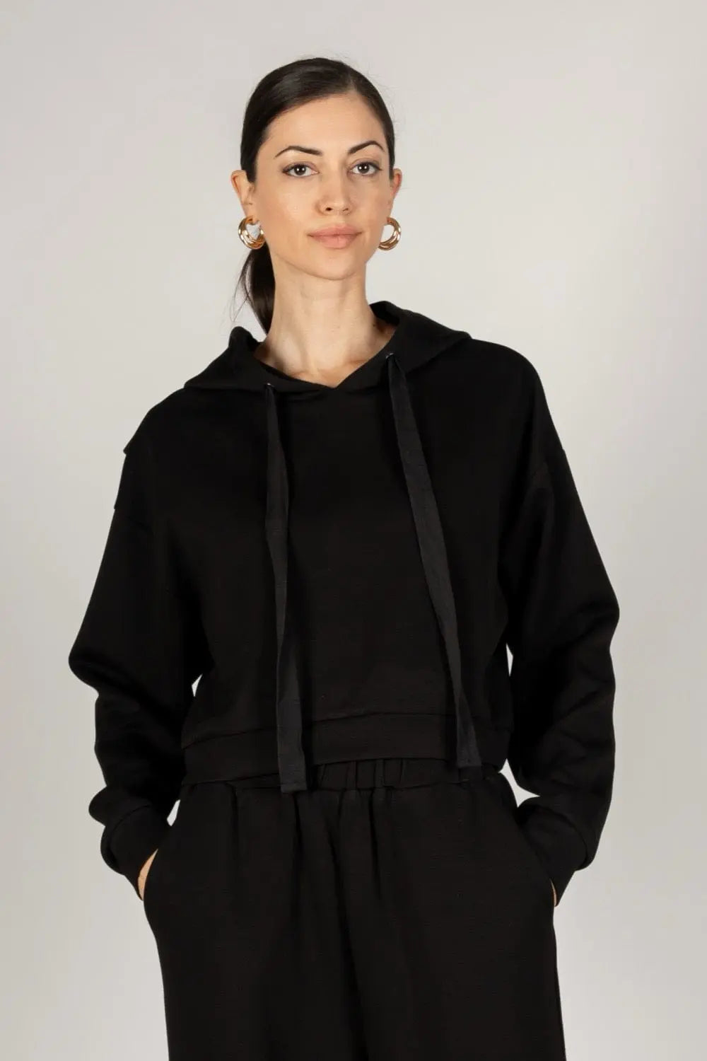 p cill Butter Modal Cropped Hoodie Top Before You Collection