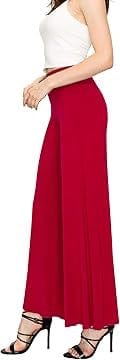 Solid Everyday Palazzo Pants