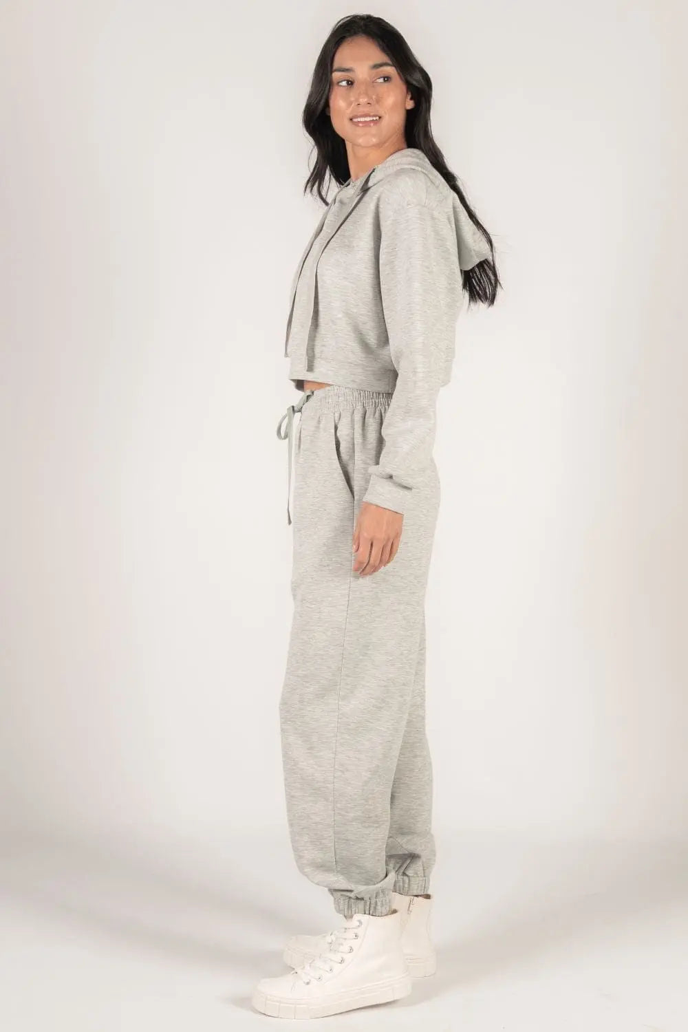 p cill Butter Modal Cropped Hoodie Top Before You Collection