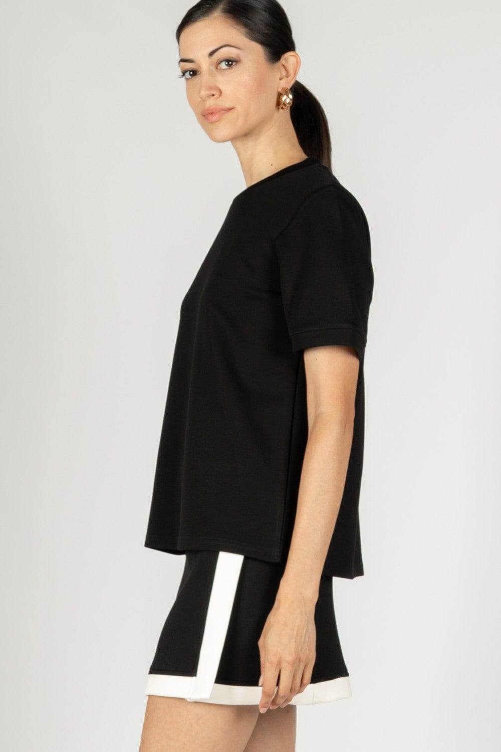 p cill Butter Modal Round Neck T-Shirt