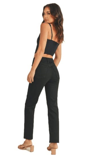 Just Black Denim (JBD) Cut-Off Cropped Legged Jeans