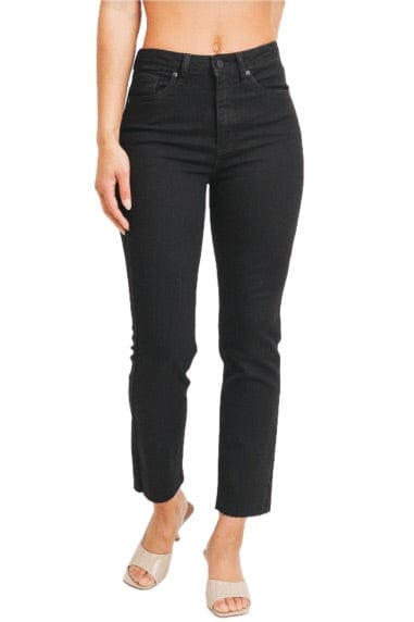 Just Black Denim (JBD) Cut-Off Cropped Legged Jeans