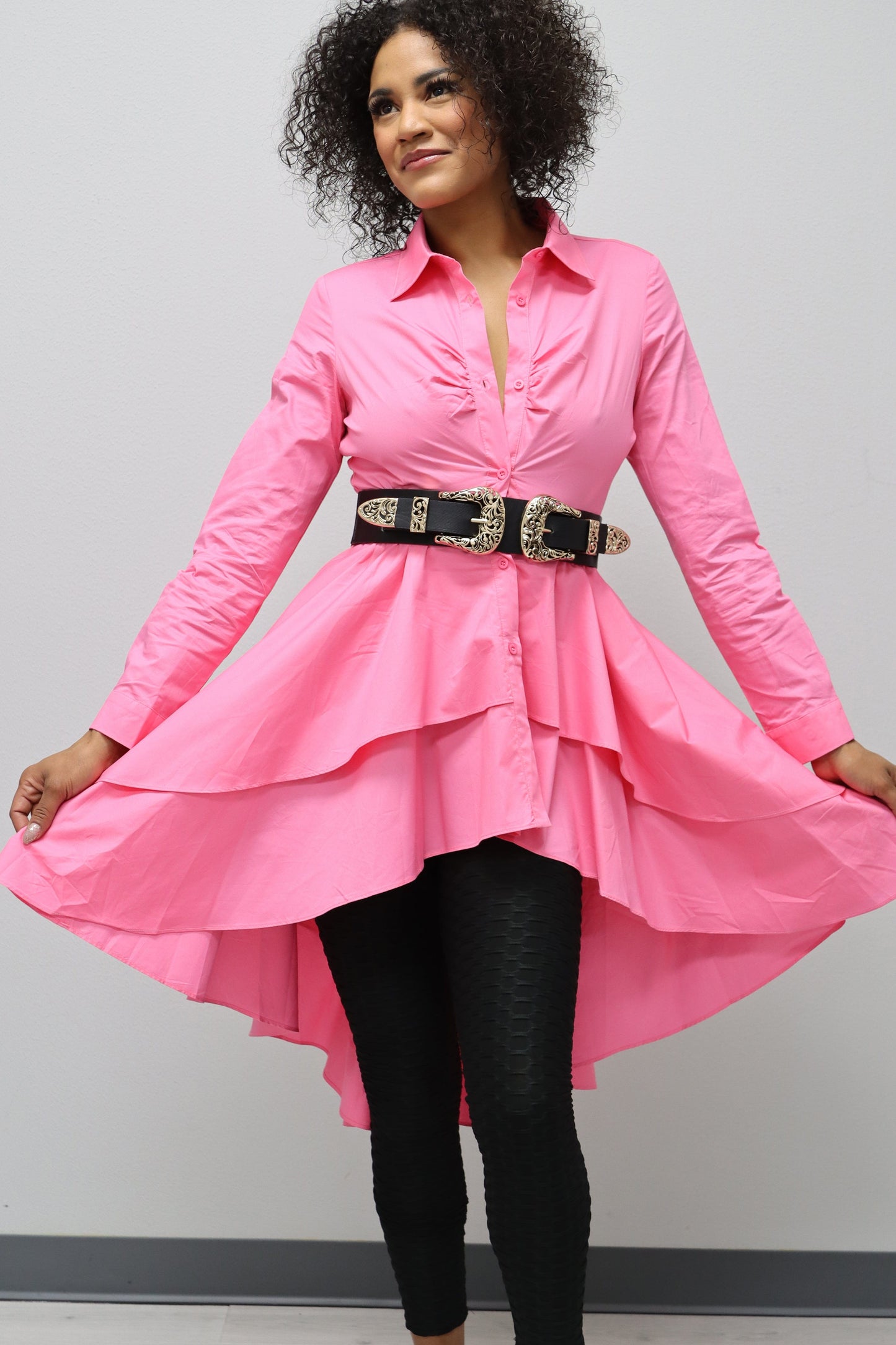 Barbara's Peplum Tunic Top