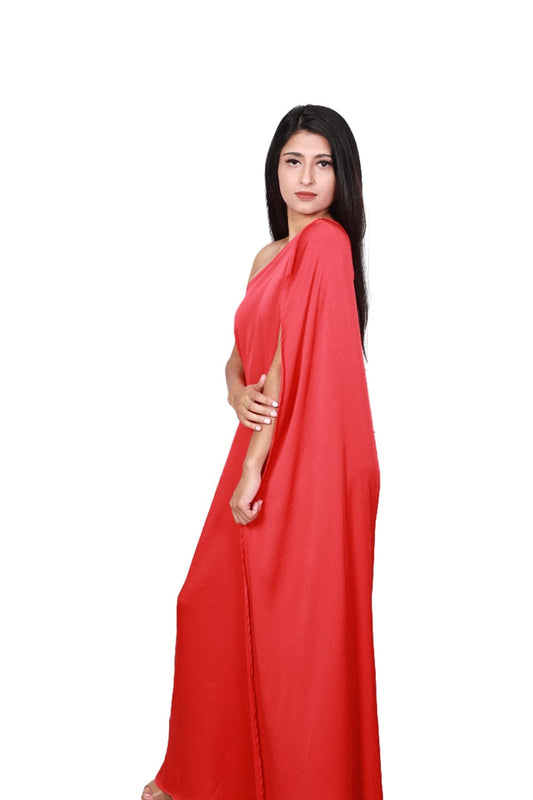 Cape Maxi Dress