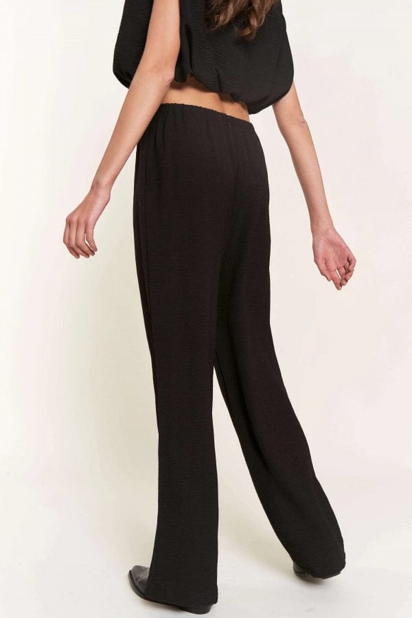 Drawstring Pants with Crop Top