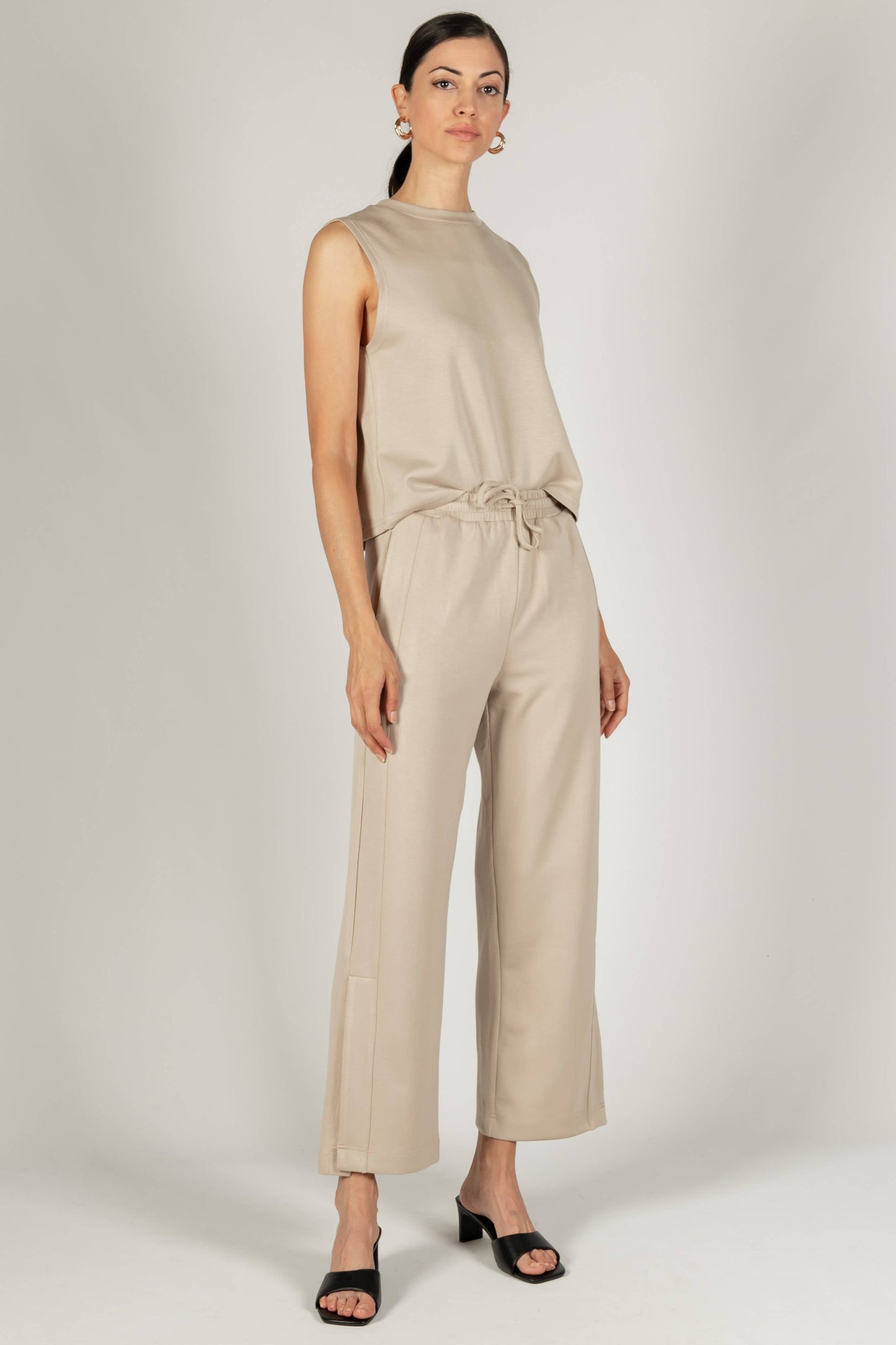 p cill Butter Modal Side Binding Wide Leg Pants