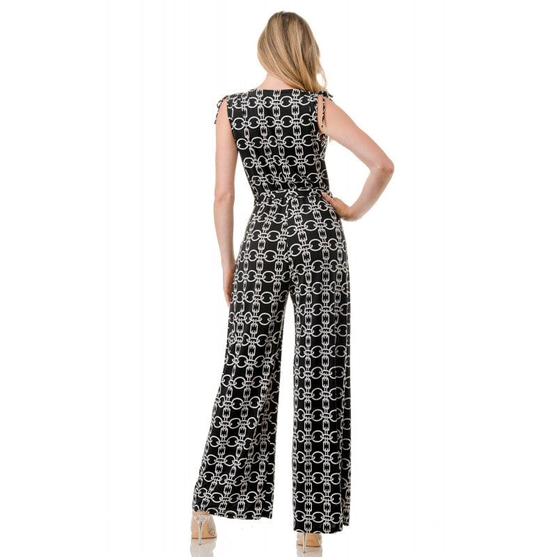Surplice Culotte Jumpsuit