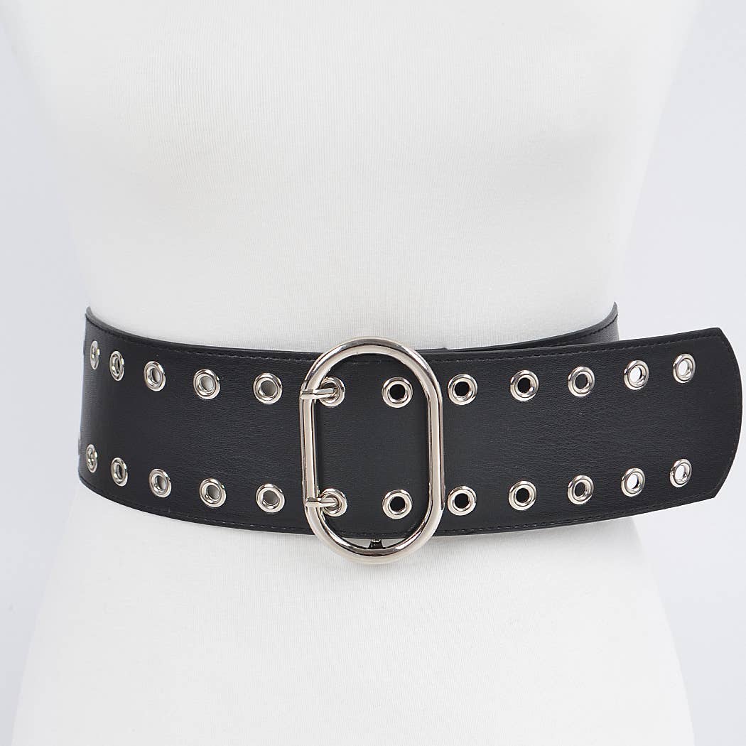 Modern Edge Eyelet Belt
