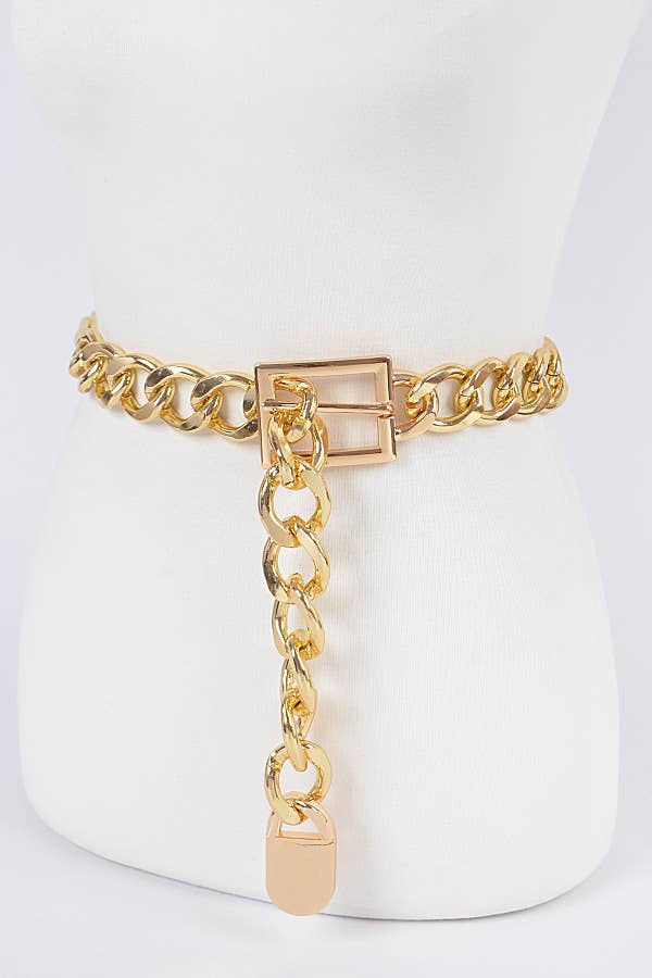 Gold Chain Link Belt