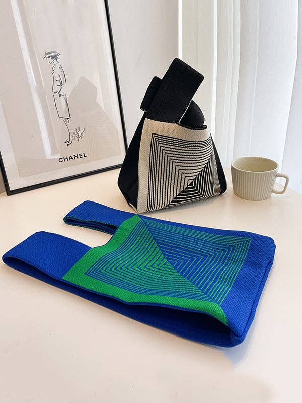 Knit Printed Bag