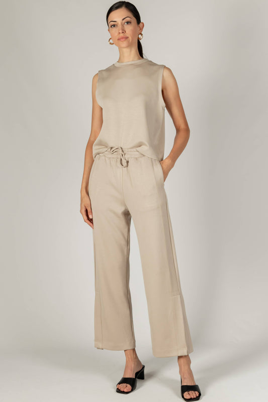 p cill Butter Modal Side Binding Wide Leg Pants