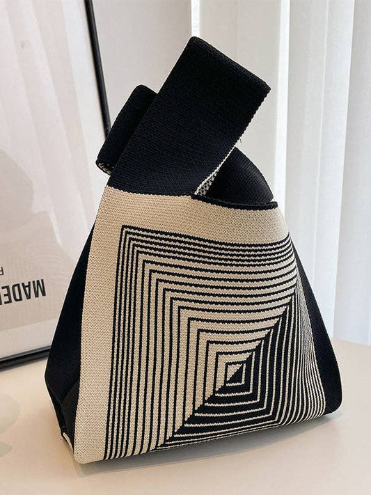 Knit Printed Bag