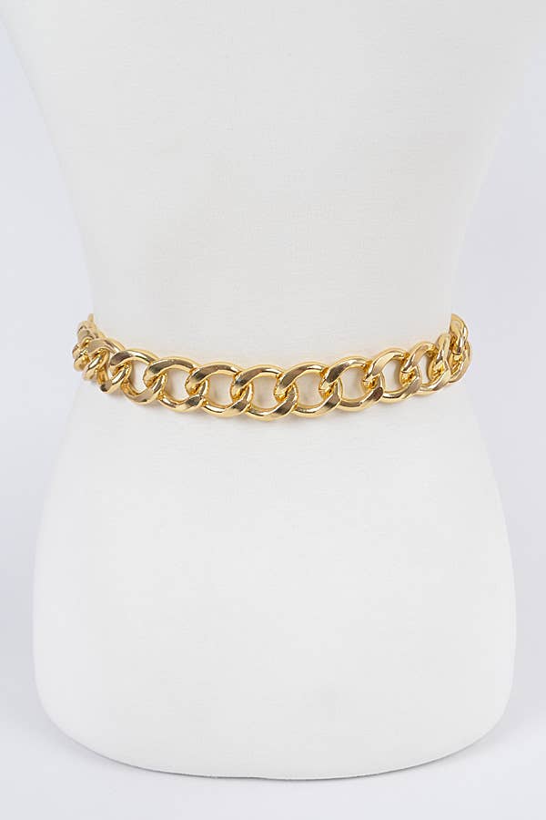 Gold Chain Link Belt