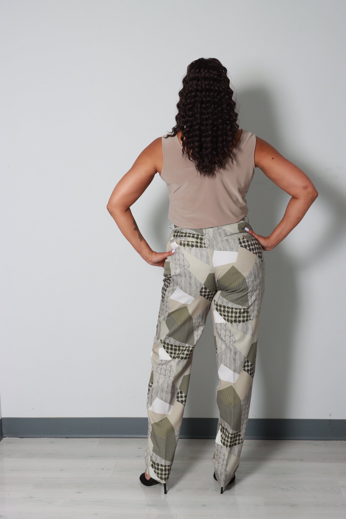 Patchwork Power Pants