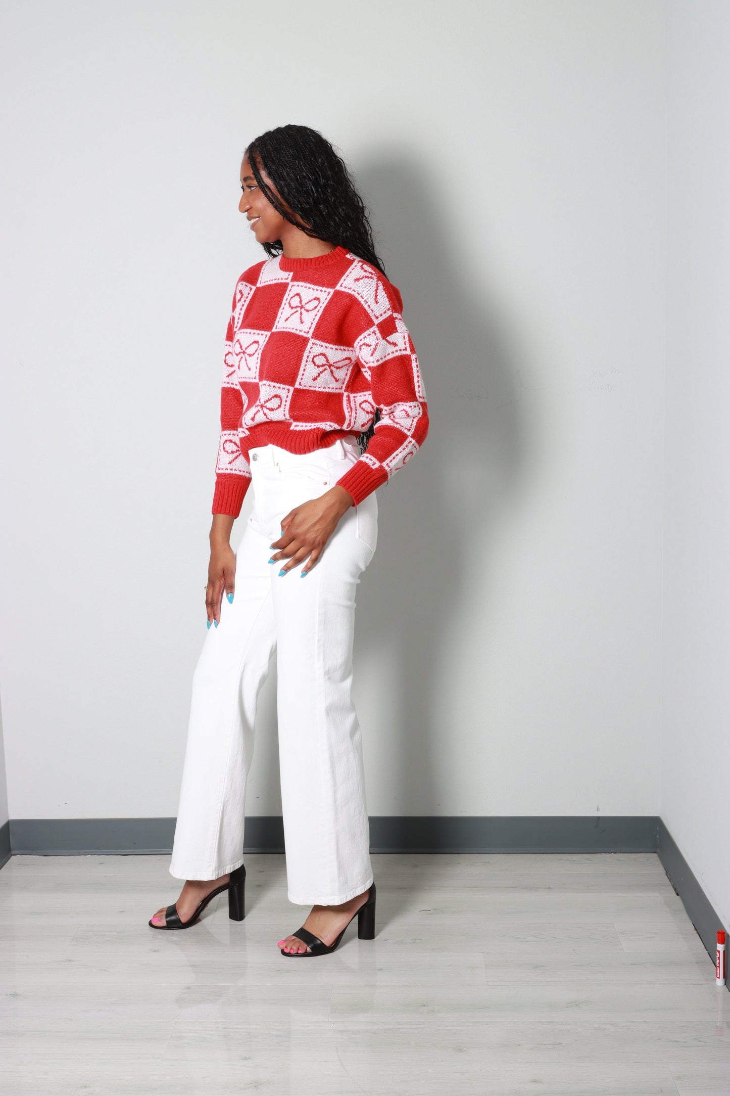 Bow Down Knit Sweater