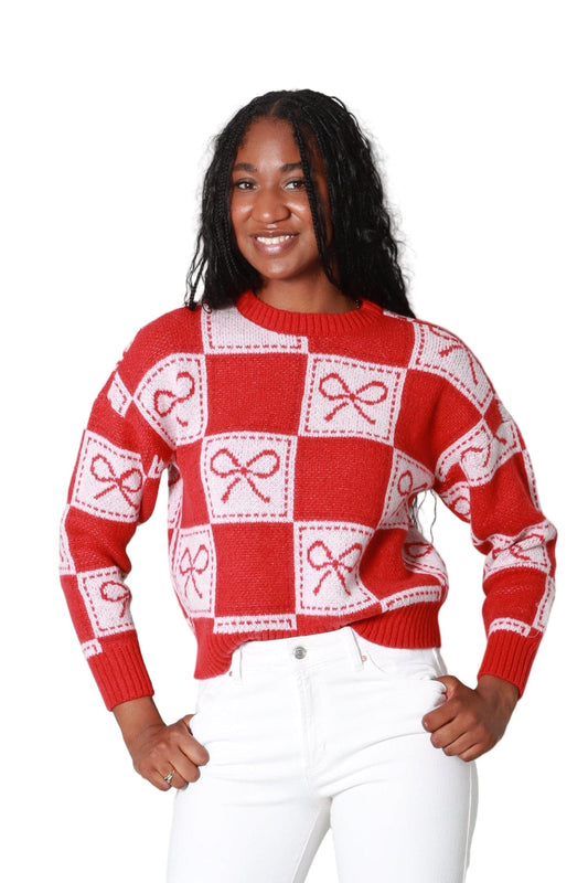 Bow Down Knit Sweater