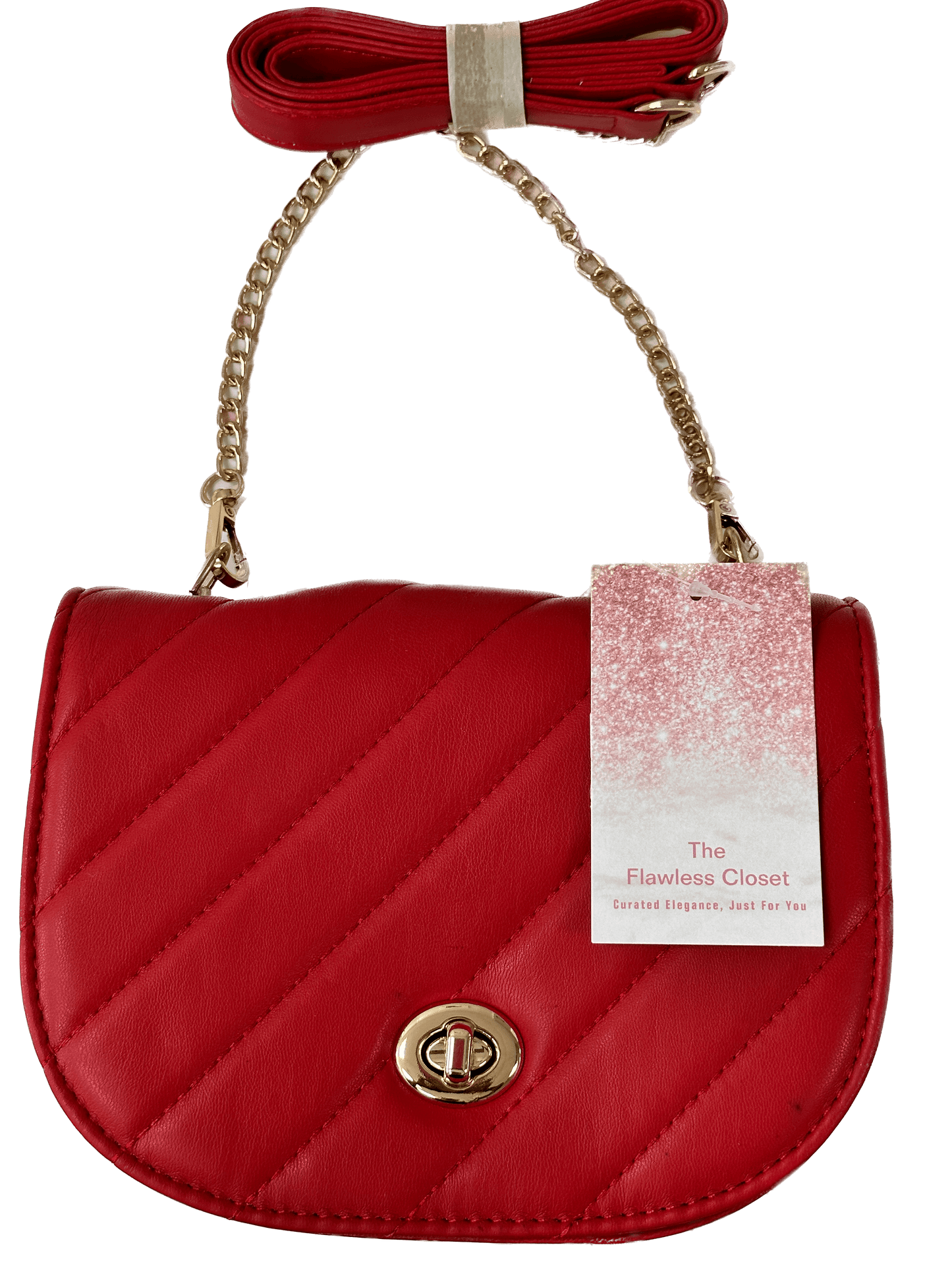 Pearl Handle Quilted 2-Way Handbag