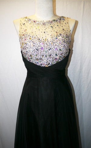 Michelle's Rhinestones and Chiffon Dress